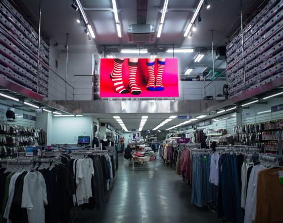 Painel de LED P2.5 Indoor - 3,20m X 1,60m