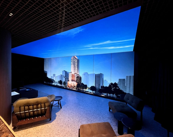 Painel de LED indoor P.2.0 GOB - 4,80m x 6,72m