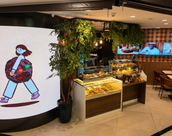 Painel de LED Flex�vel indoor