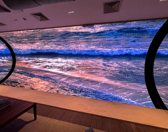 Painel de LED Flex�vel P2.5 indoor