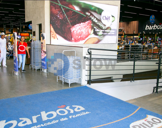 Painel de LED Indoor P6 - 4,30m X 2,11m
