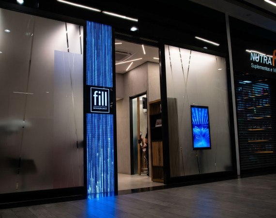 Painel de LED Indoor P6 - 0,57m X 2,68m