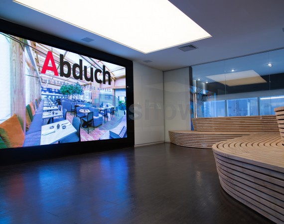 Abduch - Construtora e Incorporadora - Painel de LED P4 Indoor - 3,32m x 1,92m