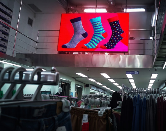 Painel de LED P2.5 Indoor - 3,20m X 1,60m