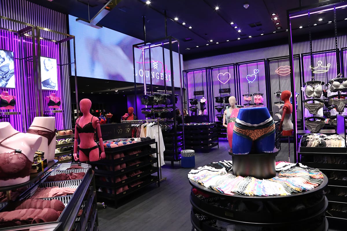 Painel de LED indoor no varejo