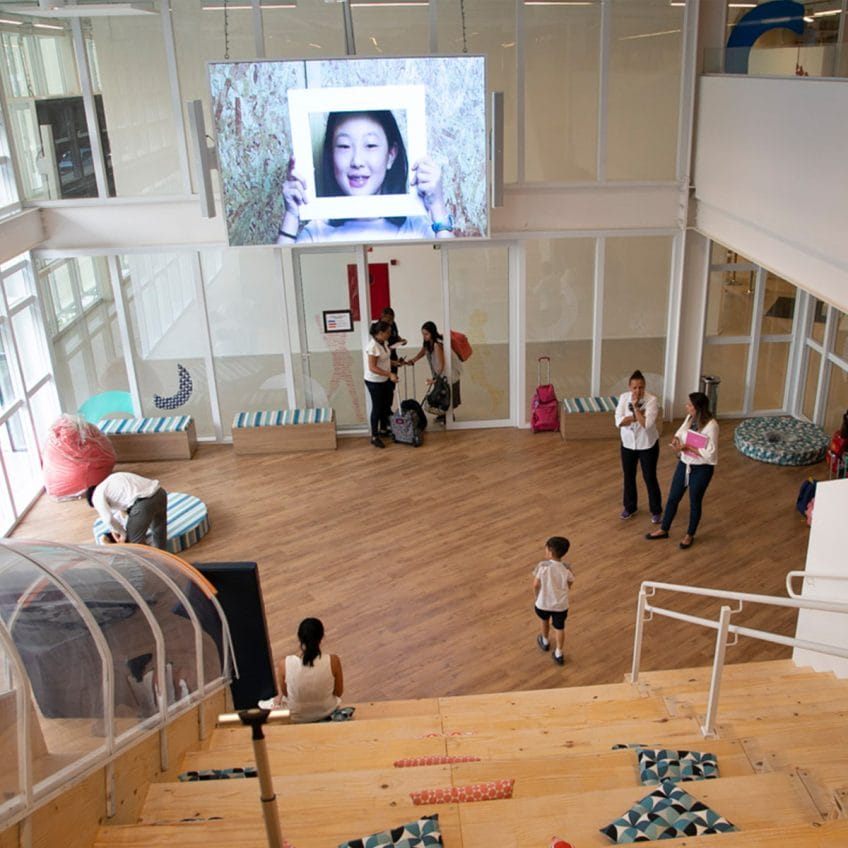 Painel de LED indoor para escolas