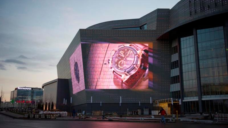 Fachada com Painel de LED