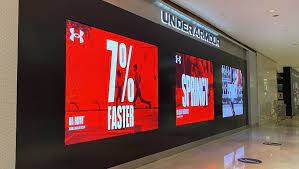 painel de led em shopping
