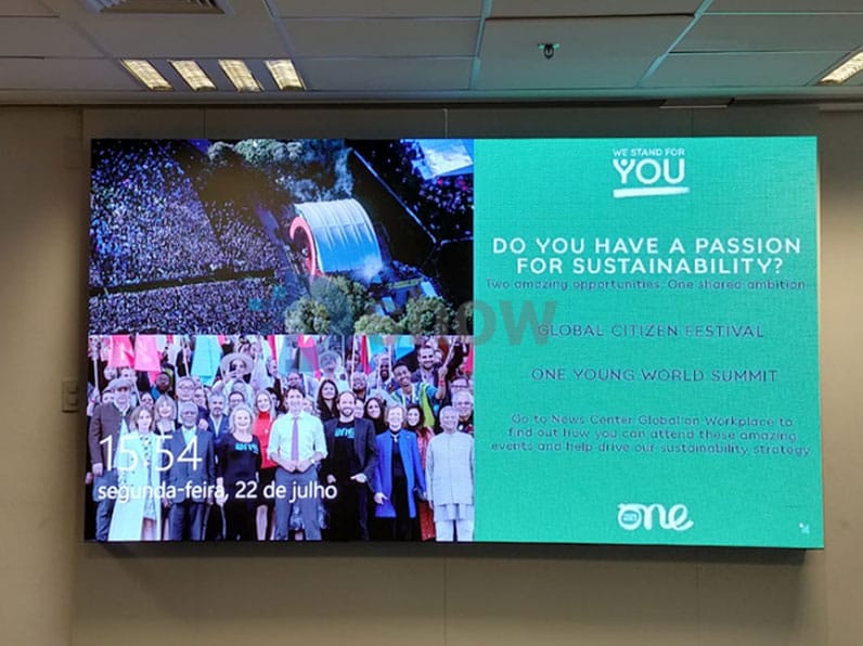 Painel de LED Tecnologia no varejo